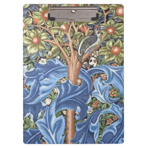 Porte-bloc Cru floral de tapisserie de pivert de William