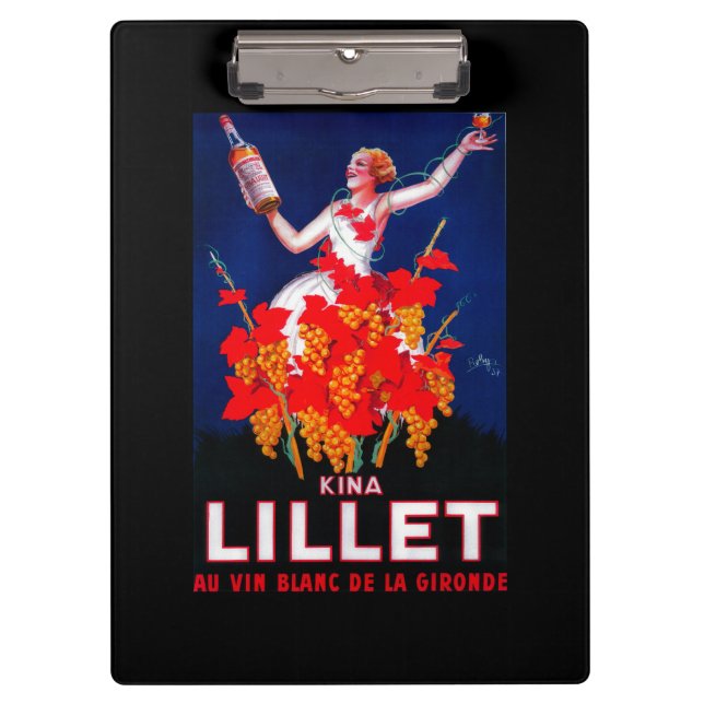 Porte-bloc Cru PosterEurope de Lillet de kinas (Devant)