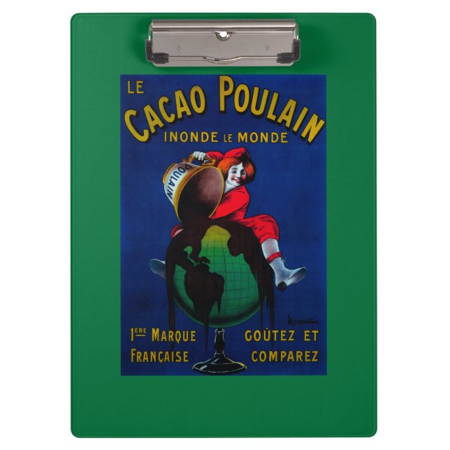 Porte-bloc Cru PosterEurope de Poulain de cacao (Devant)