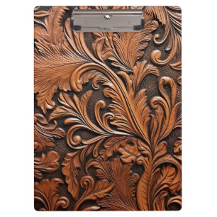 Porte-bloc Cuir à outils rustique