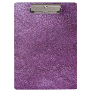 Porte-bloc Cuir lavande