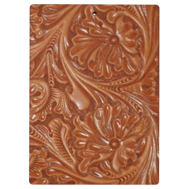 Porte-bloc cuir usiné de pays occidental de motif de (Dos)