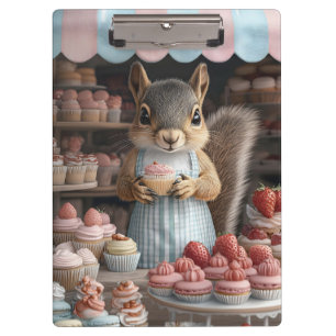 Porte-bloc Cuire l'écureuil avec Cupcake