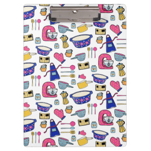 Porte-bloc Cuisine Lumineuse Ustensiles Chef Cake Baker