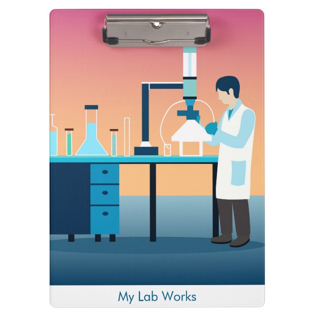 Porte-bloc Custom Science Lab Student  (Devant)