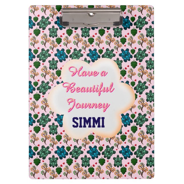 Porte-bloc Custom turtle pattern  (Devant)