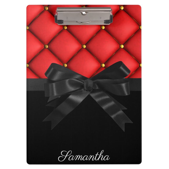 Porte-bloc Cute black Bow (Devant)