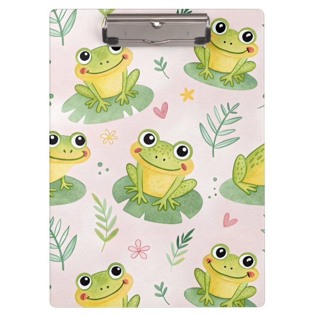 Porte-bloc Cute frogs Pattern (Devant)