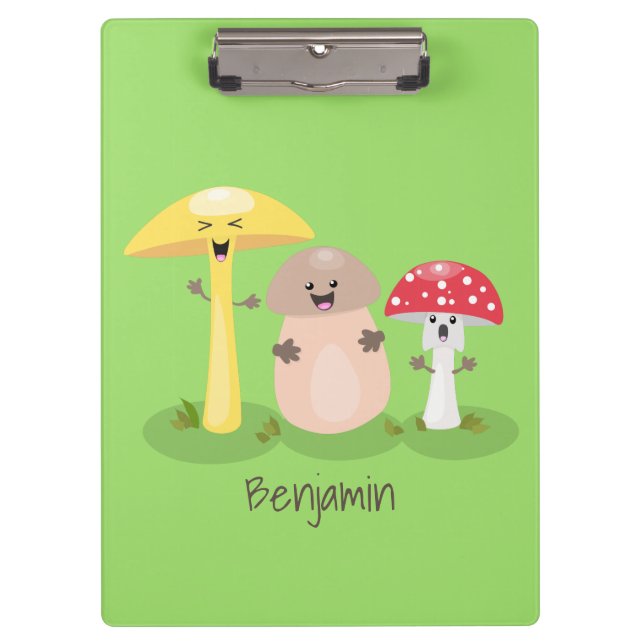 Porte-bloc Cute kawaii champignon champignon toadstool (Devant)
