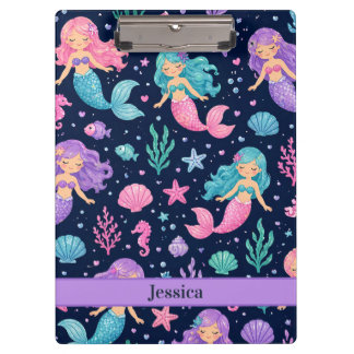Porte-bloc Cute Mermaid Pattern