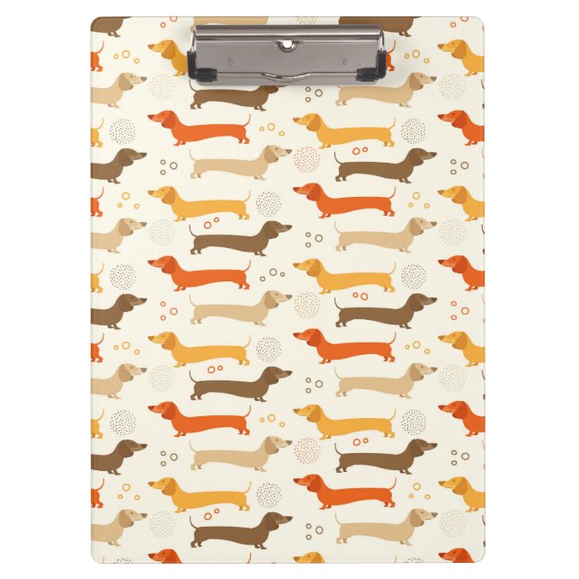 Porte-bloc Dachshund et Porte - bloc Pois (Devant)
