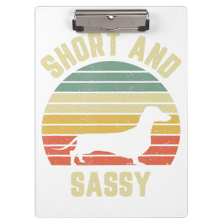 Porte-bloc Dachshund Funny Weiner Dog Short Sassy