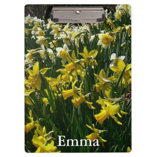 Porte-bloc Daffodiles jaunes et blancs Fleurs de printemps