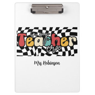 Porte-bloc Dans mon professeur de l'ère rétro