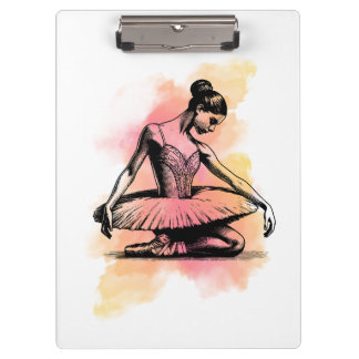 Porte-bloc Danseuse de ballet dansant en couleur