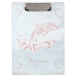 Porte-bloc Dauphin rose Porte - bloc personnalisé