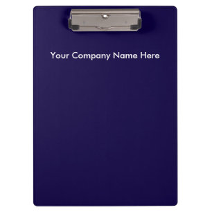 Porte-bloc de bureau Pro logo bleu marine blanc