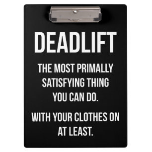 Porte-bloc Deadlift - gymnase drôle Meme - séance