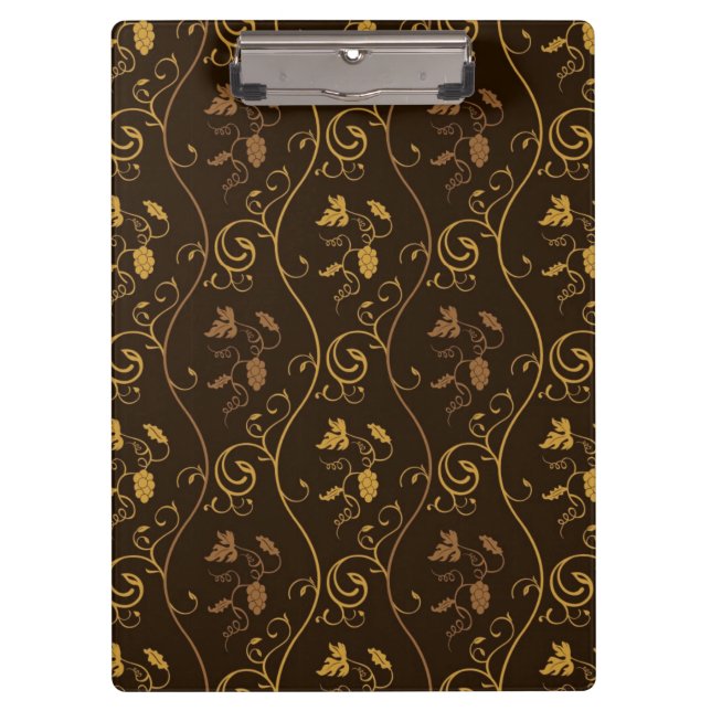 Porte-bloc Décor de raisins (Devant)