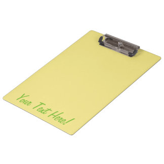 Porte-bloc Décor jaune pastel doux prêt à customiser