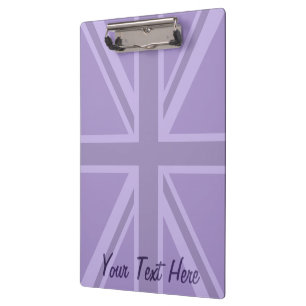 Porte-bloc Décor Union Jack Accent Violet
