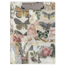 Découpage de l'éphémère Vintage papillon