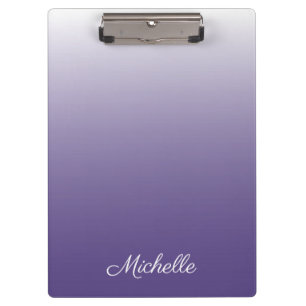 Porte-bloc dégradé personnalisé ombre Ultra Violet