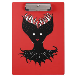 Porte-bloc Déplaisant Demon Girl Dark Gothic Caractère Avec D