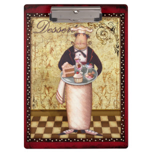 Porte-bloc Dessert de chef