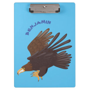 Porte-bloc dessin humoristique d'aigle royal