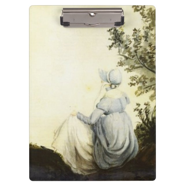 Porte-bloc Deux vues de Jane Austen (Devant)