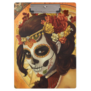 Porte-bloc Dia De Los Muertos Throw Pillow