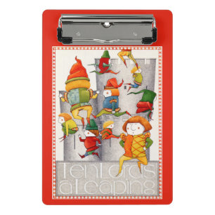 Porte-bloc DIX SEIGNEURS SAUTILLANTS Mini Bloc-Notes - Rouge