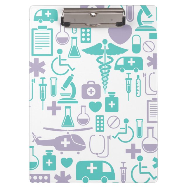 Porte-bloc Docteur Médicale Custom Clipboard de thème (Devant)