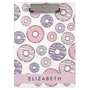 Porte-bloc Donuts Roses, Donuts Violets, Saupoudrages, Votre 