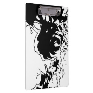 Porte-bloc Doodle de fleurs