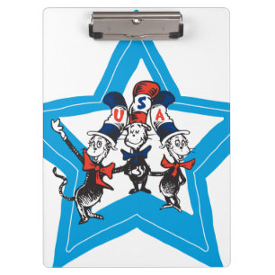 Porte-bloc Dr. Seuss Chapeaux graphiques Little Cats USA