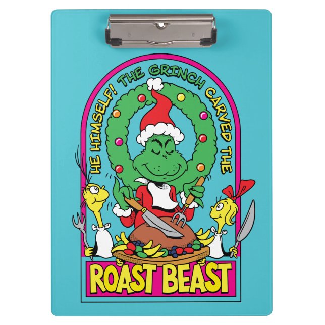 Porte-bloc Dr Seuss | Graphique de la bête rôtie (Devant)