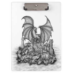 Porte-bloc Dragon avec Zombie