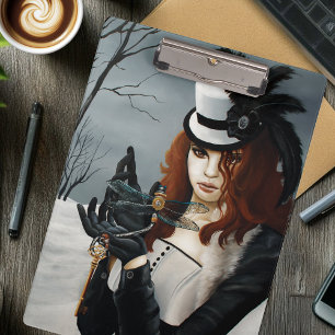 Porte-bloc Dragonfly clé gothique hivernale Steampunk Victori