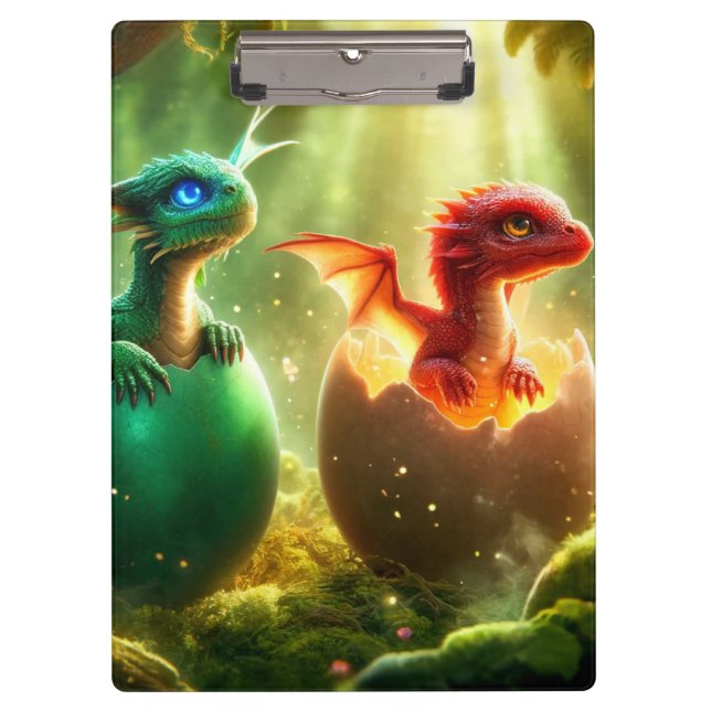 Porte-bloc Dragons à couver (Devant)