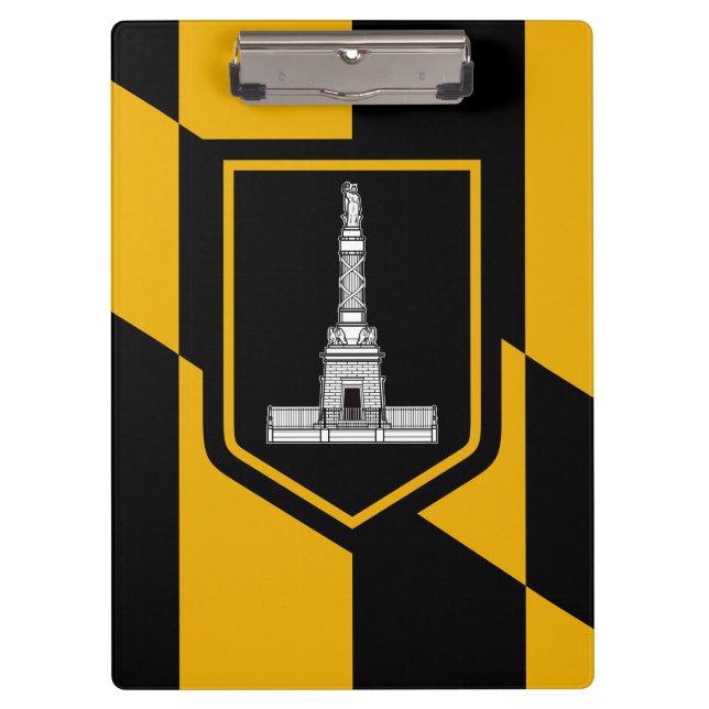 Porte-bloc Drapeau de Baltimore, Porte - bloc du Maryland (Devant)