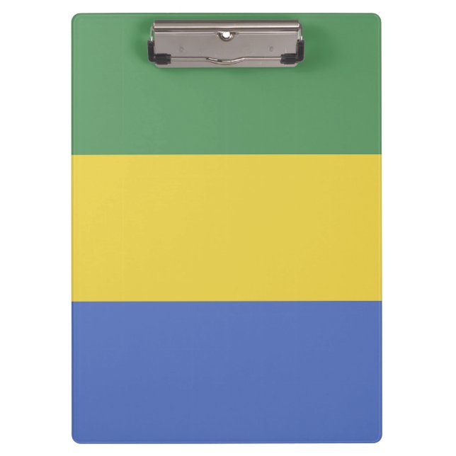 Porte-bloc Drapeau Gabon (Devant)