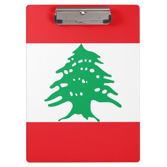 Porte-bloc Drapeau libanais (Devant)