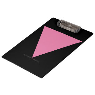 Porte-bloc Drapeau triangle rose de SlipperyJoe's symbole ros