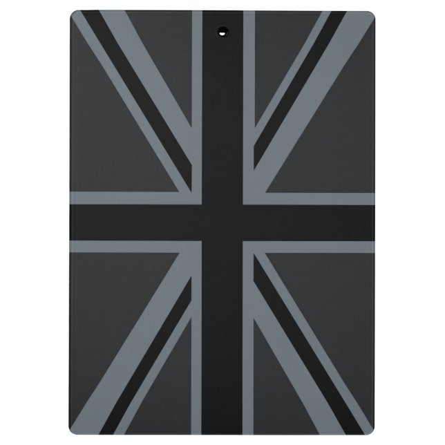 Porte-bloc Drapeau Union Jack noir (Dos)