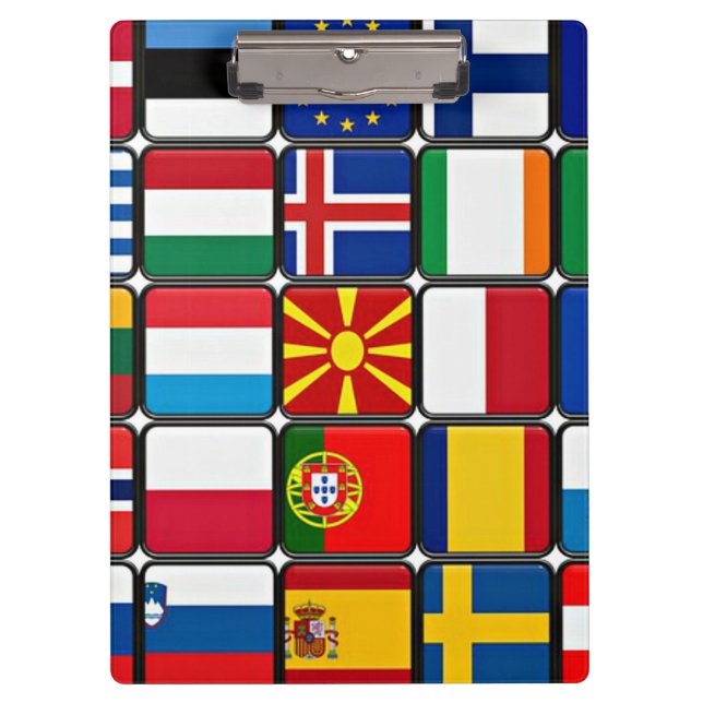 Porte-bloc Drapeaux du monde (Devant)