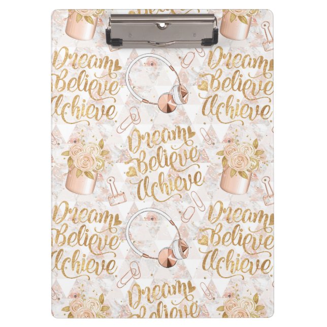 Porte-bloc Dream Believe Achieve Porte - bloc (Devant)