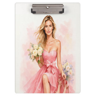 Porte-bloc Dreamy Watercolor Bride