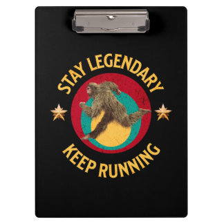 Porte-bloc Drôle de motivation de course de Bigfoot